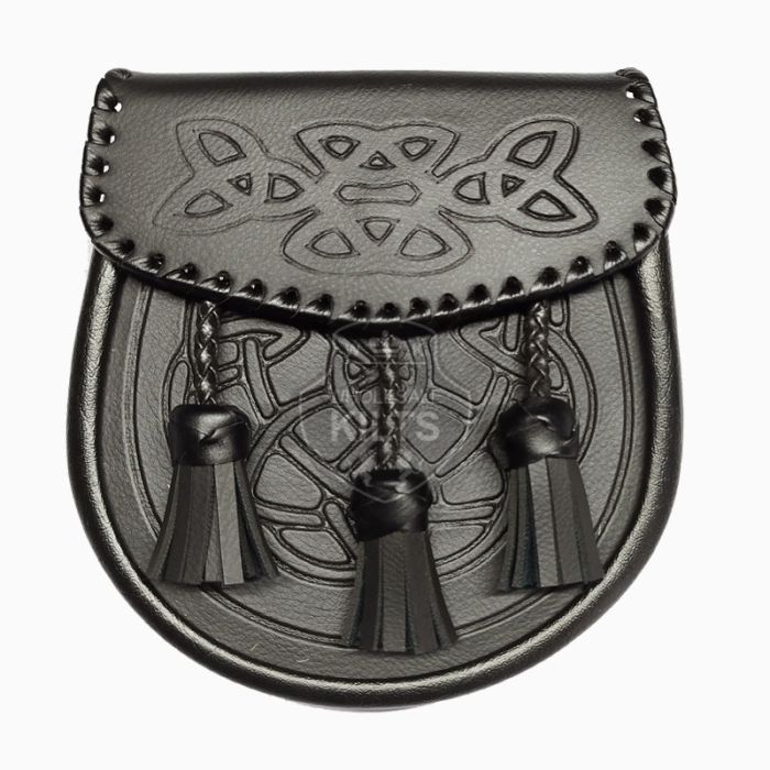 Wholesale Celtic Embossed Vegan Leather Sporran