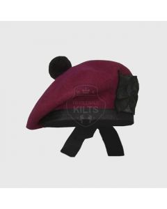 Maroon Balmoral Bonnet Hat