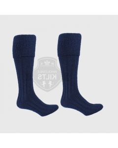 Wholesale Navy Blue Hose Kilt Socks
