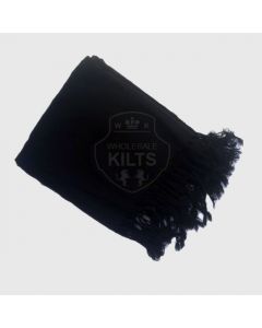 Wholesale Scottish Black Tartan Kilt Fly Plaid