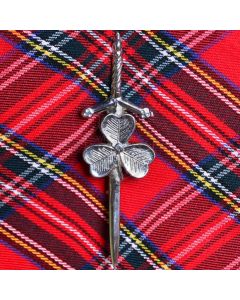 Wholesale Scottish Shamrock Kilt Pin