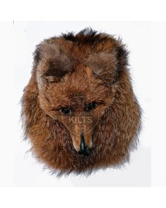 Wholesale Brown Fox Fur Full Head Mask Sporran