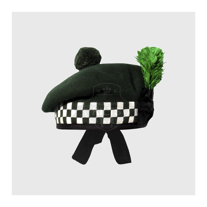 Wholesale Black and White Dice Balmoral Hat