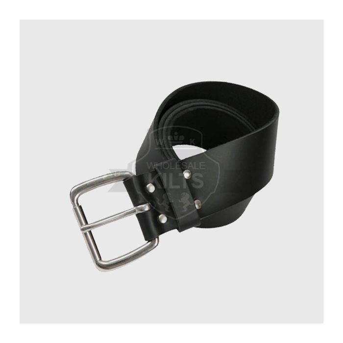 Wholesale Black Leather Kilt Belt with Buckle