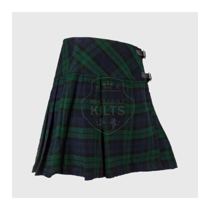 Wholesale Black Watch Mini Billi Tartan Skirt