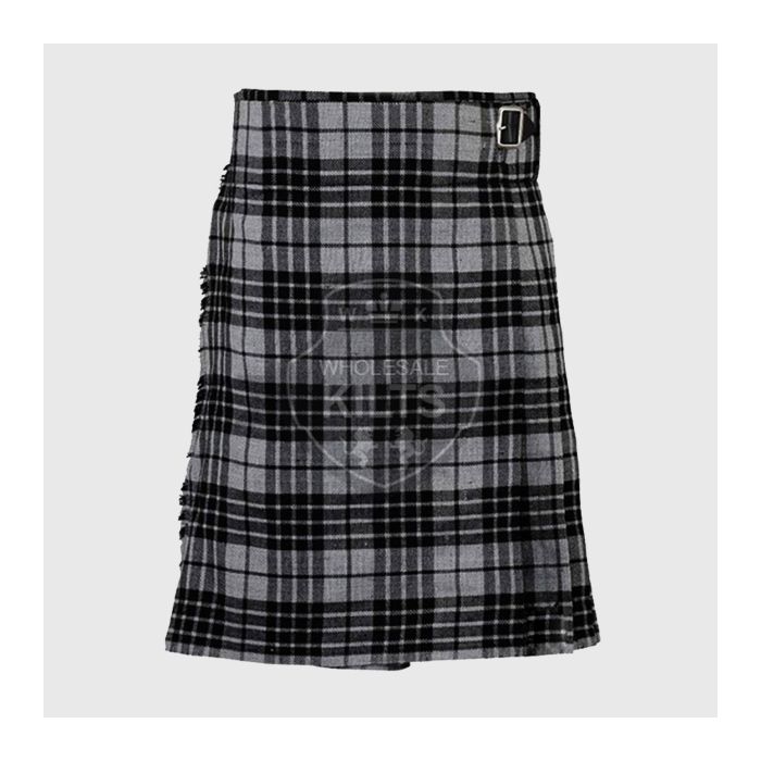 Hamilton Grey Tartan Kilt