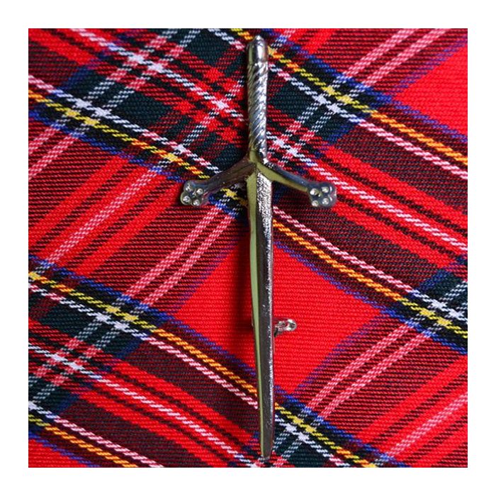 Wholesale Silver Sword Engraved Kilt Pin
